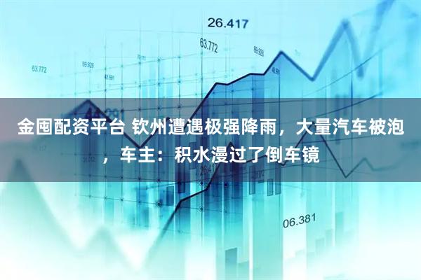 金囤配资平台 钦州遭遇极强降雨，大量汽车被泡，车主：积水漫过了倒车镜